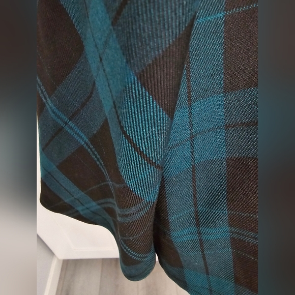 NWOT Rare Collectif Green Plaid Jumper Dress 4XS / UK6 - Picture 2 of 8